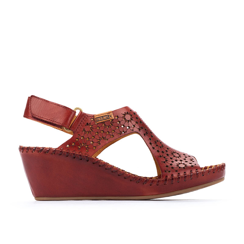 Pikolinos Sandalias cuña de piel MARGARITA 943