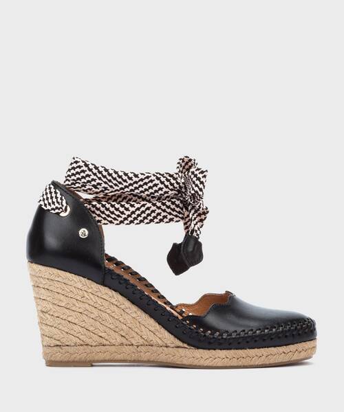 Wedges | CADIZ W4Y-1506 | BLACK | Pikolinos