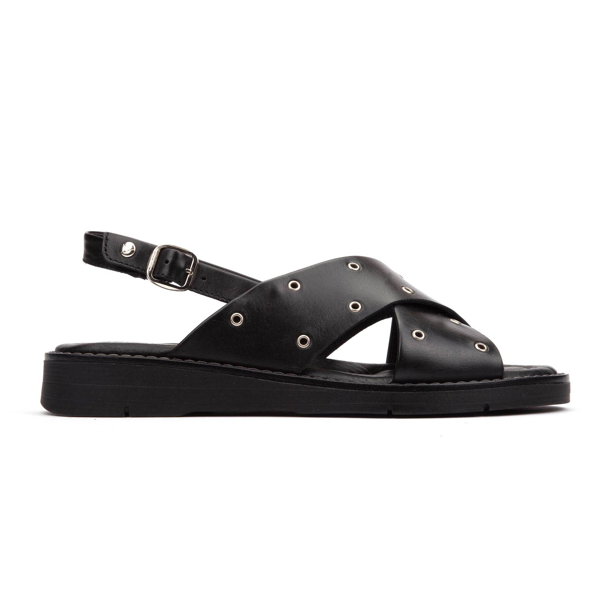 Sandalias planas | ROQUETAS W9B-0782, BLACK, large image number 10-W9B-0782_000_Pikolinos_ROQUETAS_BLACK_full.jpg | null