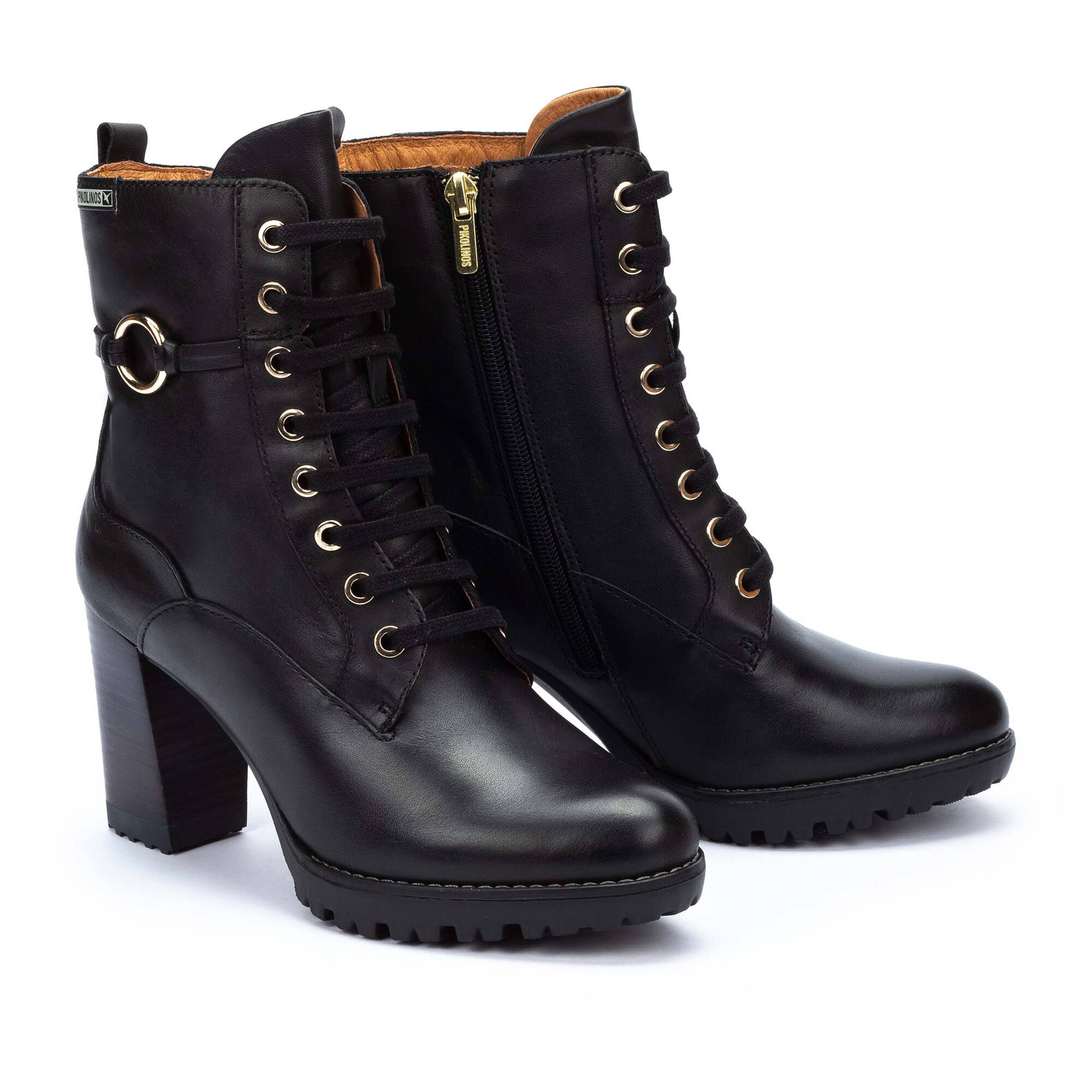 Pikolinos Botines de tacón de piel CONNELLY W7M