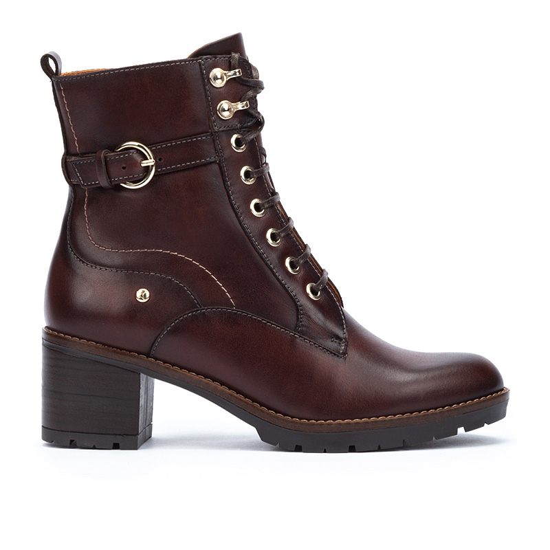 Pikolinos Botines de tacón de piel LLANES W7H