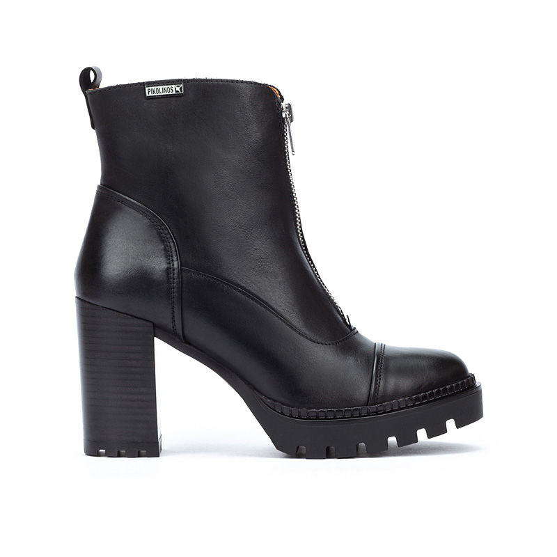 Pikolinos Botines de tacón de piel CERVERA W1J
