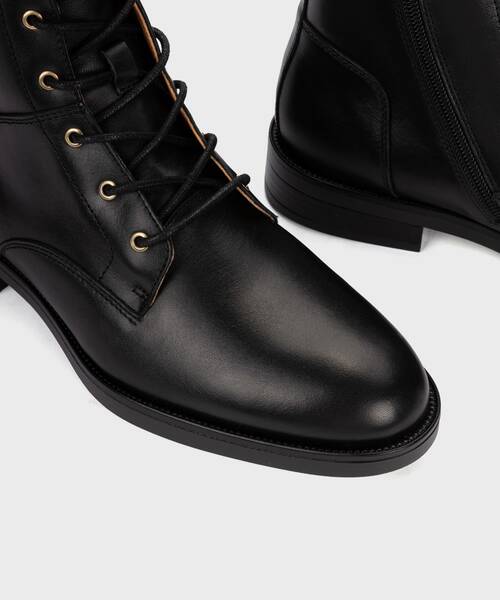 Bottines Plates | PUERTOLLANO W3C-8913 | BLACK | Pikolinos