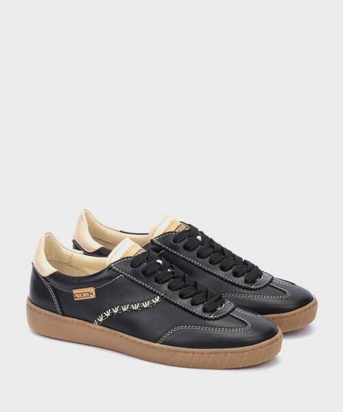 Leren damessneakers comfortabele en casual damesschoenen Pikolinos