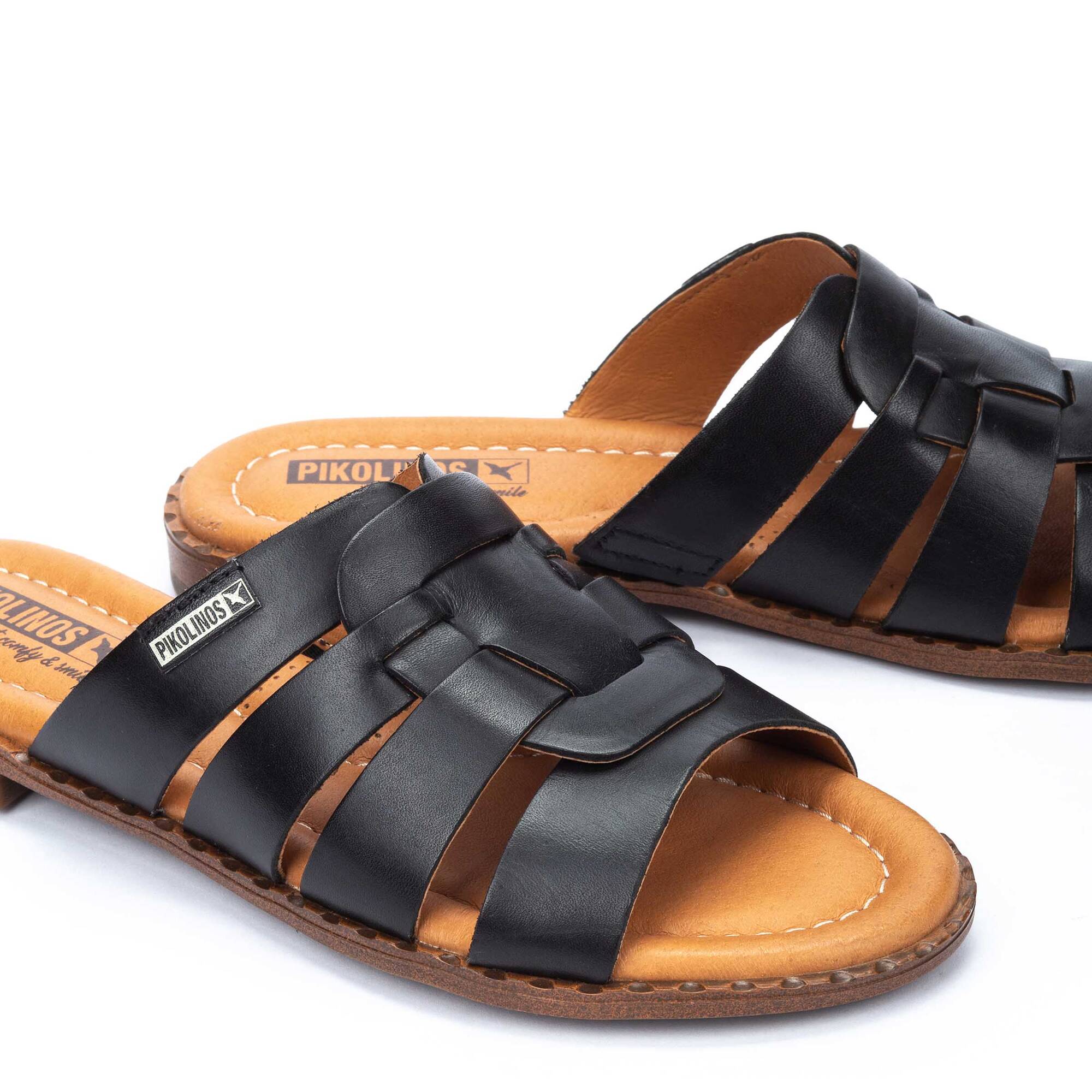 Flat Sandals | ALGAR W0X-0814, BLACK, large image number 60 | null