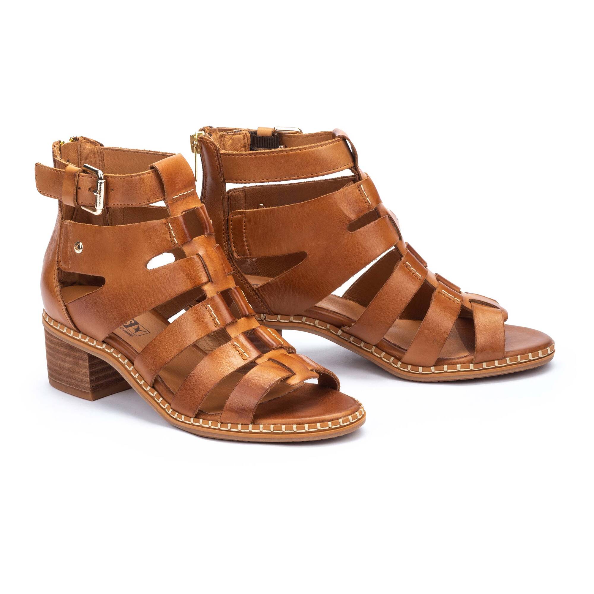 Heeled sandals | BLANES W3H-1823, BRANDY, large image number 100-W3H-1823_250_Pikolinos_BLANES_BRANDY_full.jpg | null
