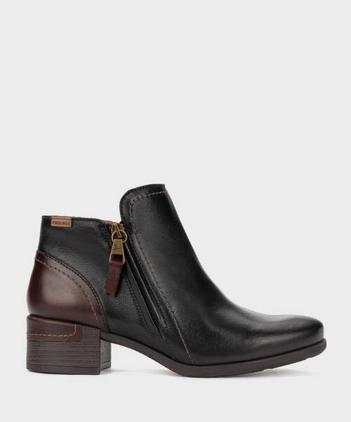 Bottines &agrave; Talons | MALAGA W6W-8648 | BLACK | Pikolinos