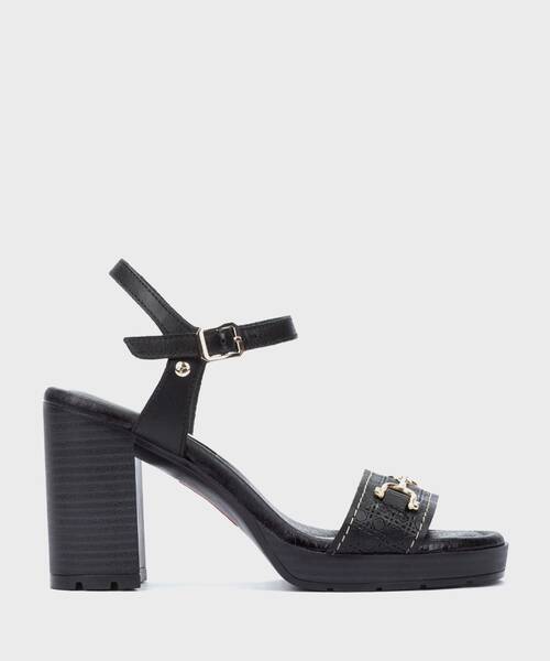 Heeled sandals | CAMPELLO W4X-1565 | BLACK | Pikolinos