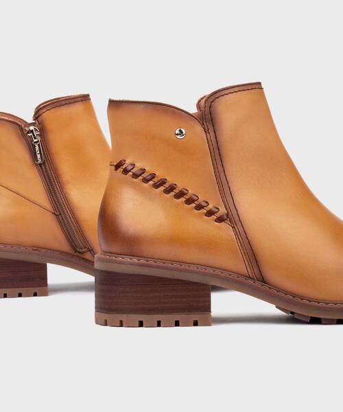 Botins Salto Alto | MEDINA W0D-8871 | VAINILLA | Pikolinos