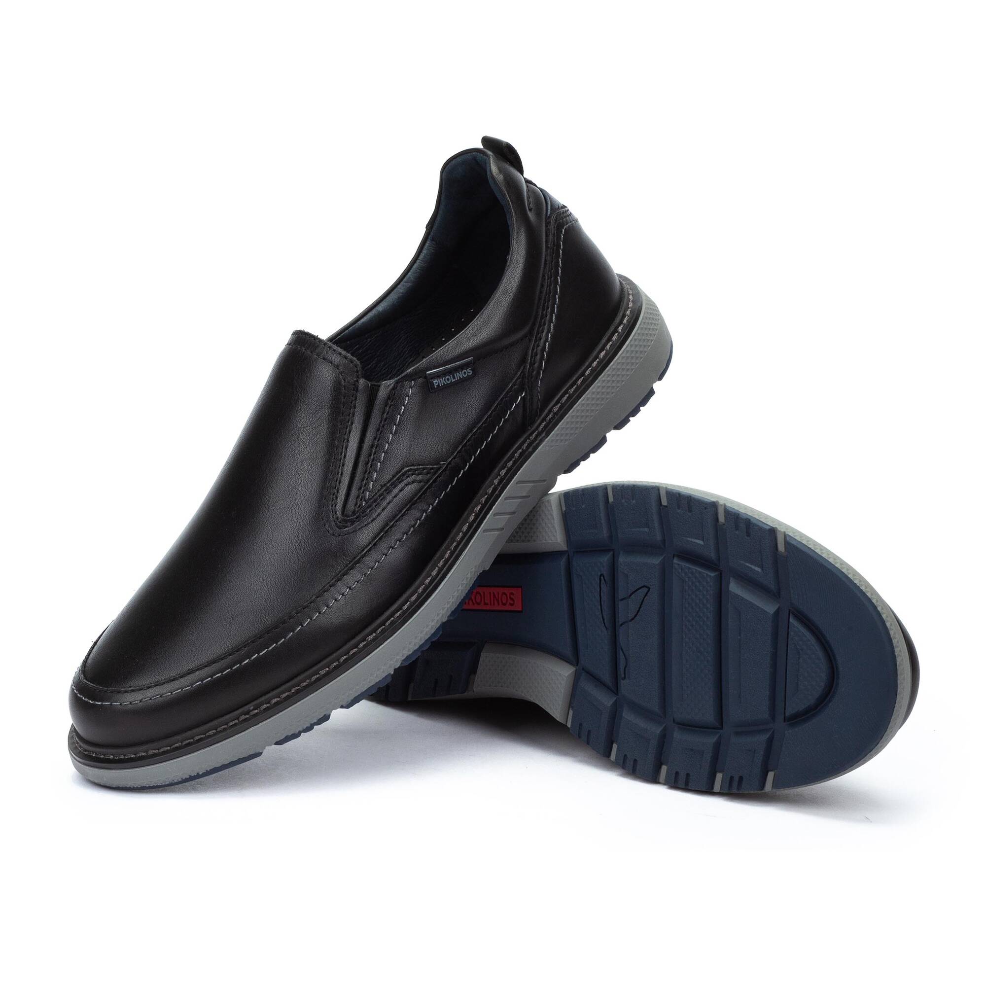 Slipper and Mokassin | BILBAO M8D-3054C1, BLACK, large image number 70-M8D-3054C1_000_Pikolinos_BILBAO_BLACK_full.jpg | null