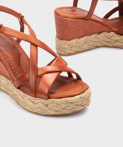 Wedges | RONDA W7W-1759 | BRICK | Pikolinos
