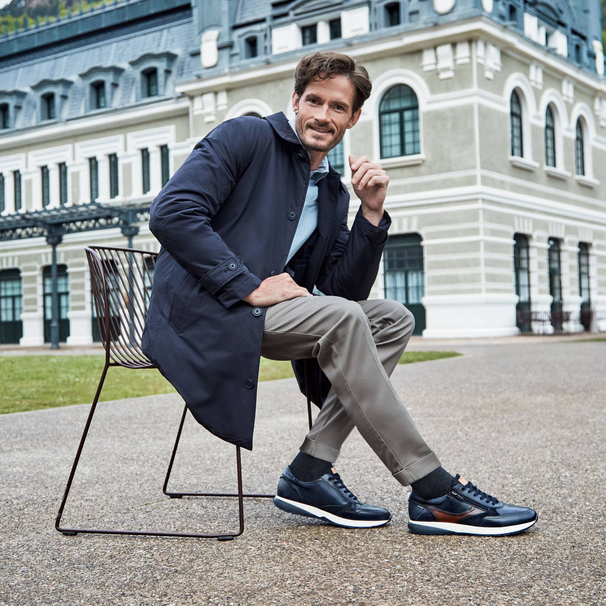 Sneakers | GETAFE M2B-6398C1, BLUE, large image number 91-M2B-6398C1_300_Pikolinos_GETAFE_BLUE_full.jpg | null