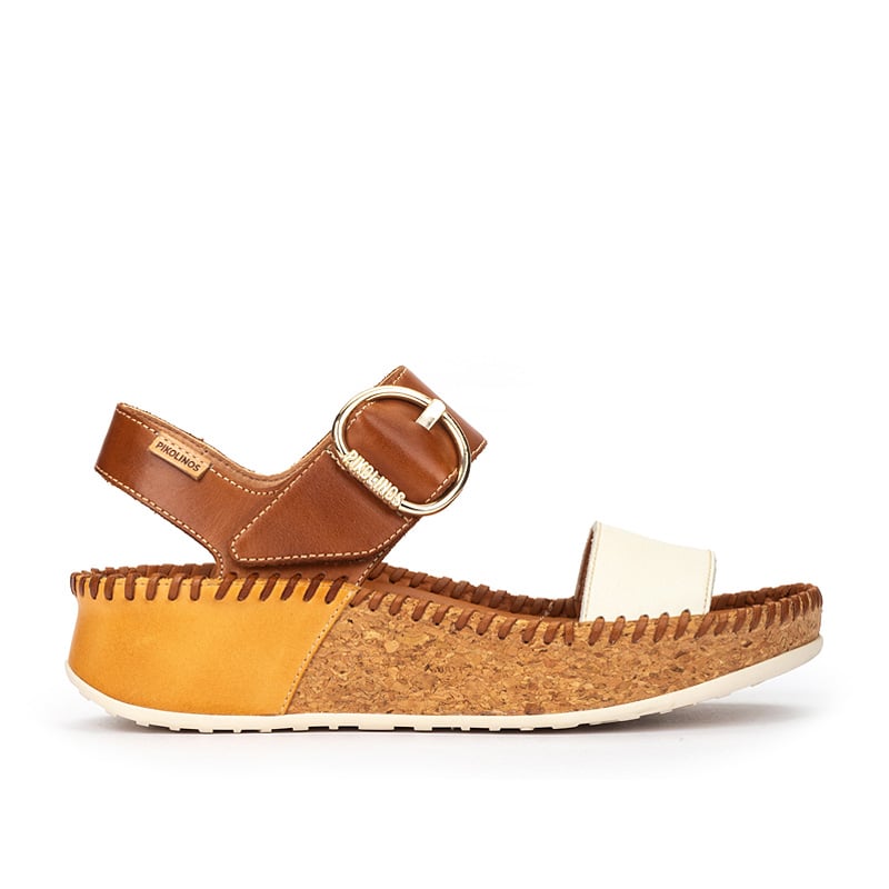 Pikolinos Sandalias cuña de piel MARINA W1C
