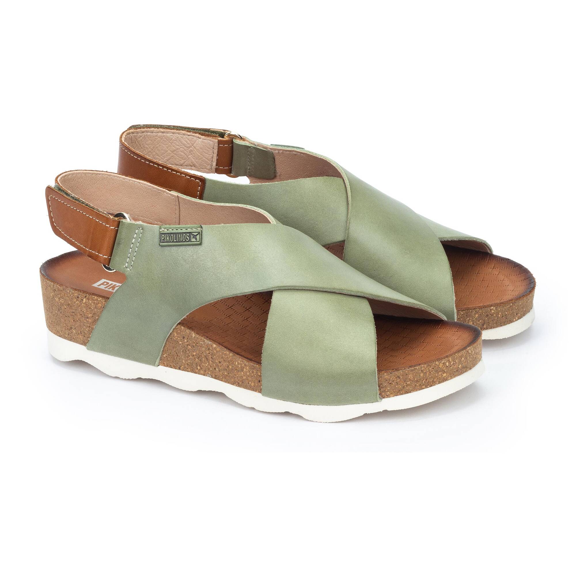 Cu&ntilde;as y Plataformas | MAHON W9E-0912, MINT GREEN, large image number 20-W9E-0912_439_Pikolinos_MAHON_MINT_GREEN_full.jpg | null