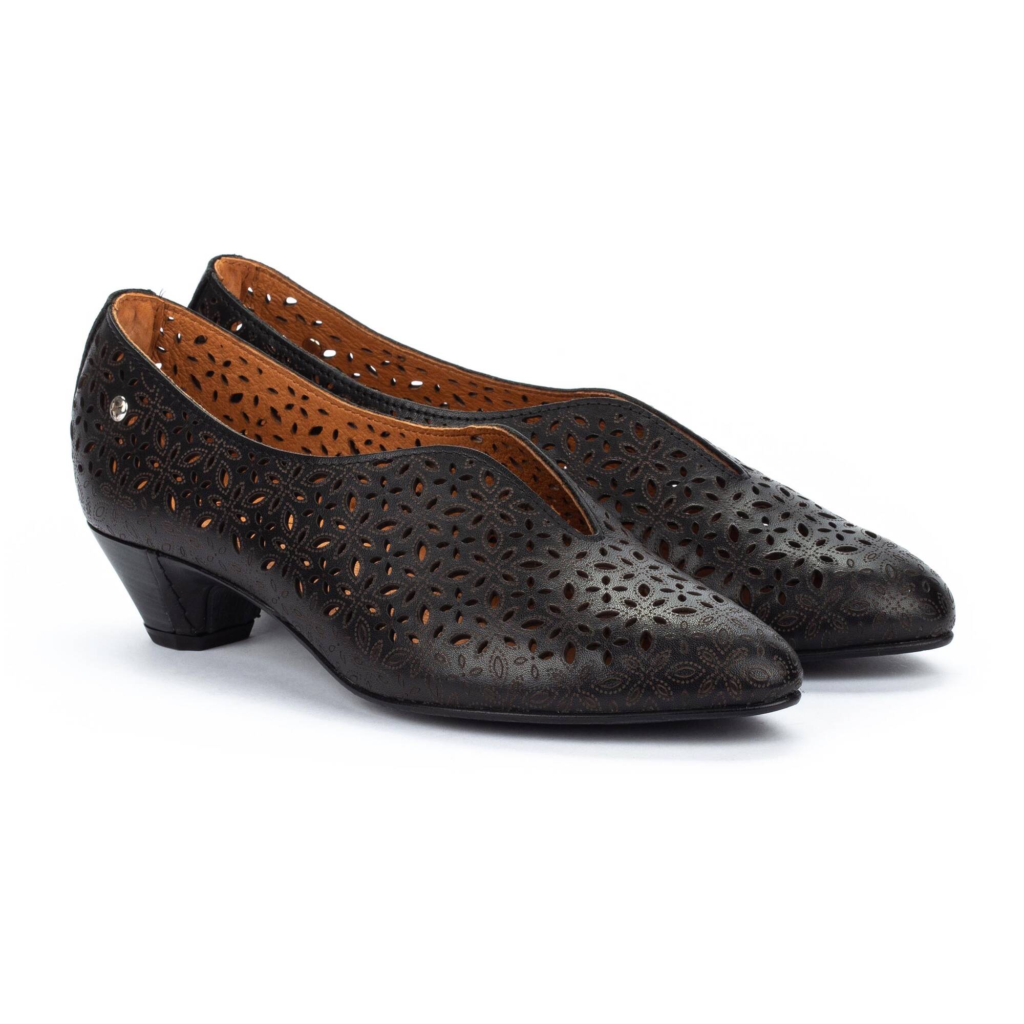 Zapato de mujer en piel rebajados ELBA W4B 5900 OUTLET PIKOLINOS
