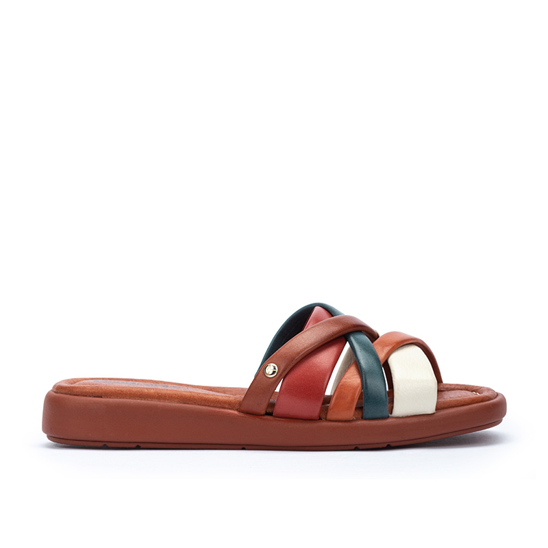 Pikolinos Sandalias planas de piel CALELLA W5E