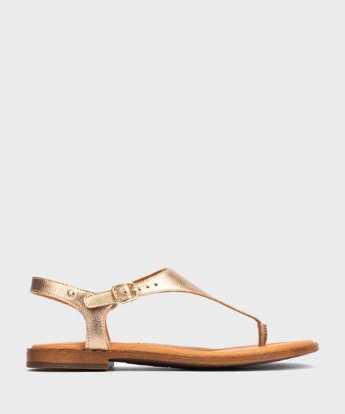 Flat sandals | ALGAR W0X-0954CL | CHAMPAGNE | Pikolinos