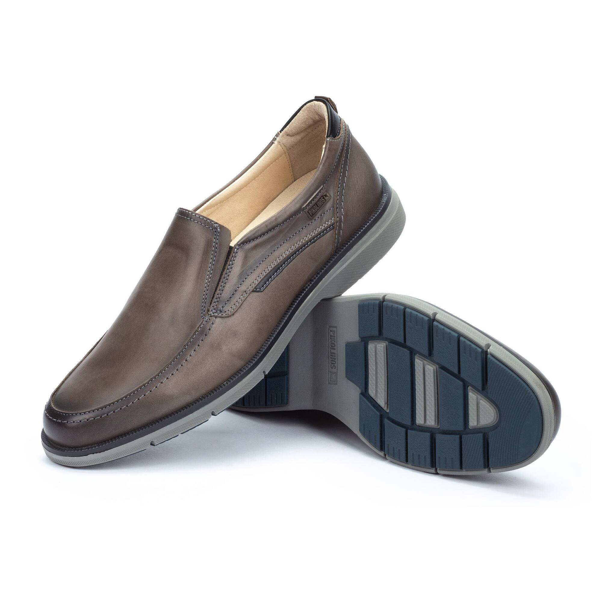 Men's moccasins with elastic closure NAVARRA M8C-3224 | Outlet