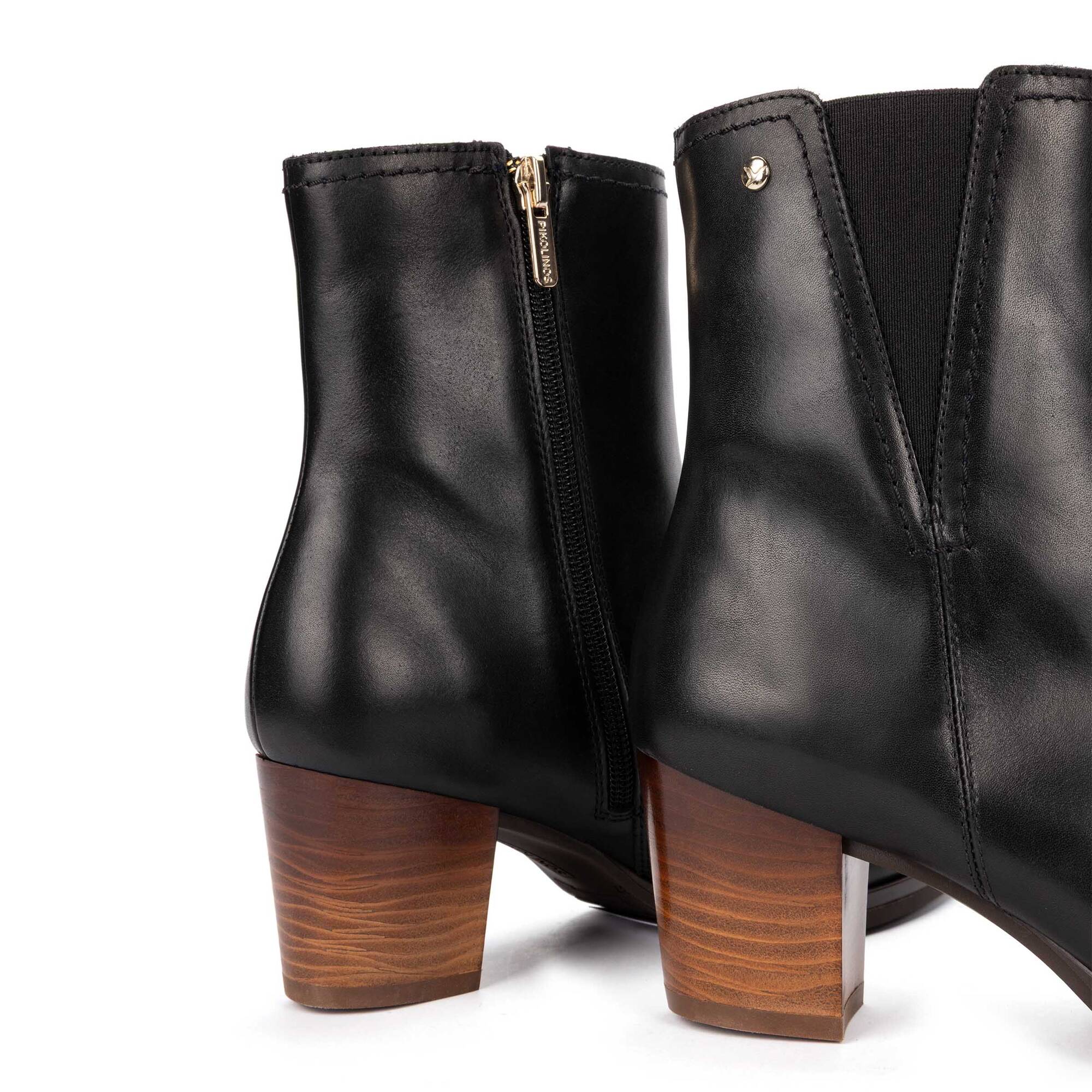 Heeled ankle boots | ZAMORA W0E-8628, BLACK, large image number 60-W0E-8628_000_Pikolinos_ZAMORA_BLACK_full.jpg | null
