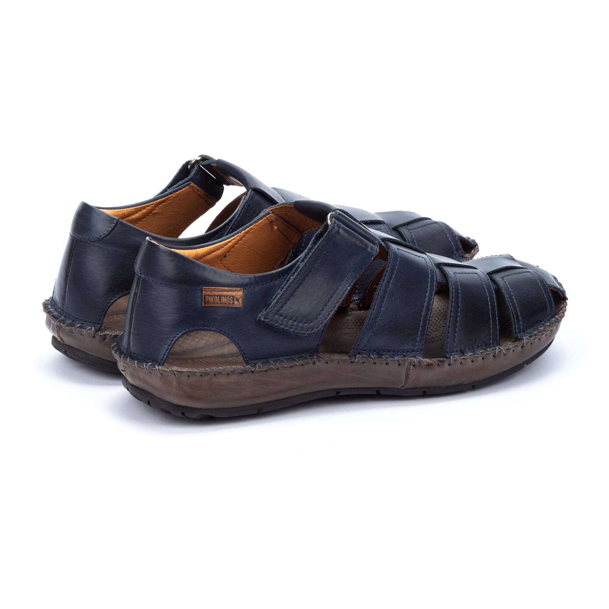 Men's leather closed sandals TARIFA 06J-5433 | Outlet PIKOLINOS