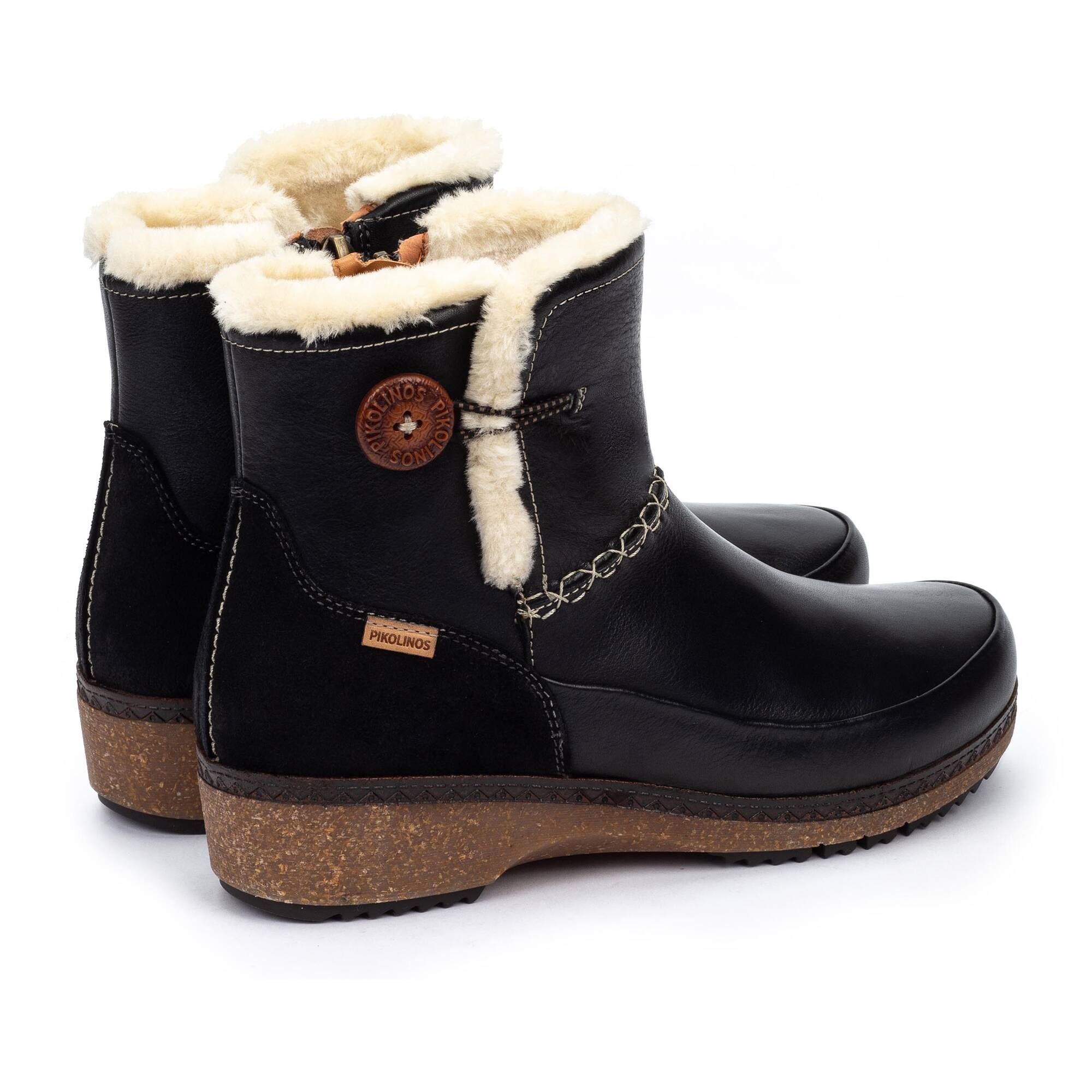 Flat ankle boots | GRANADA W0W-8711C1, BLACK, large image number 30-W0W-8711C1_000_Pikolinos_GRANADA_BLACK_full.jpg | null