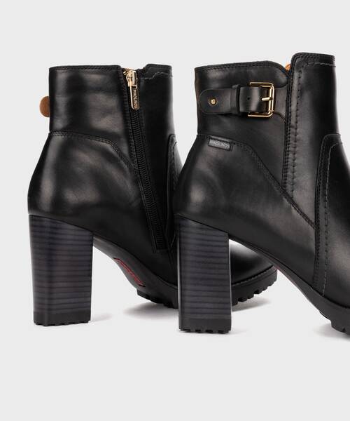 Botines con Tac&oacute;n | CONNELLY W7M-8730 | BLACK | Pikolinos