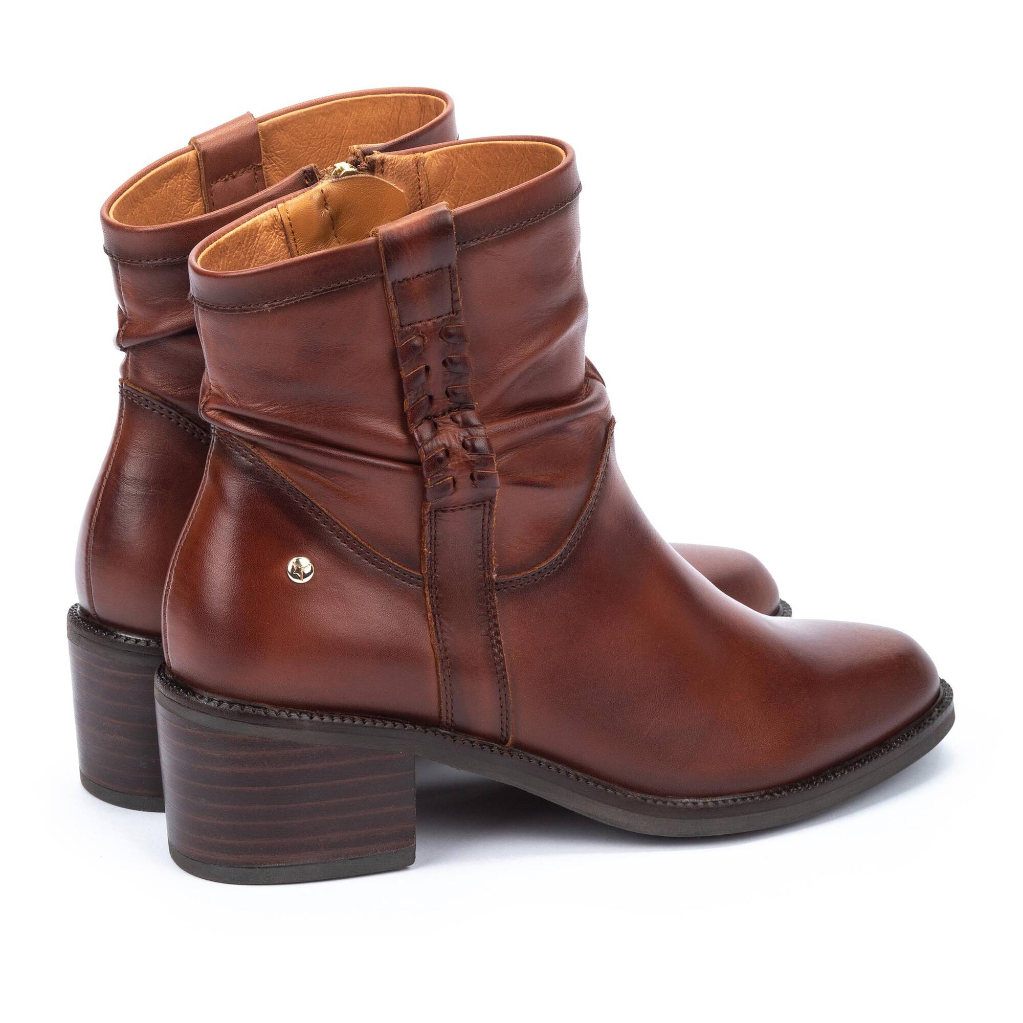Heeled Booties | BACAROT W2D-8891C1, COGNAC, large image number 30 | null