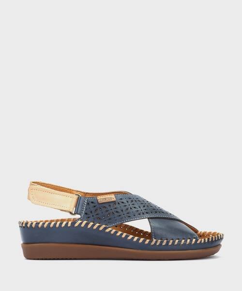Wedges and platforms | CADAQUES W8K-0848CPC1 | BLUE | Pikolinos