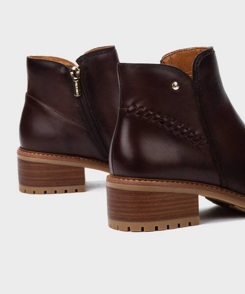 Botines con Tacón | MEDINA W0D-8871 | CAOBA | Pikolinos