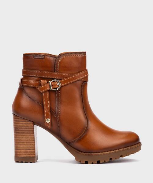 Heeled ankle boots | CONNELLY W7M-8806 | BRANDY | Pikolinos