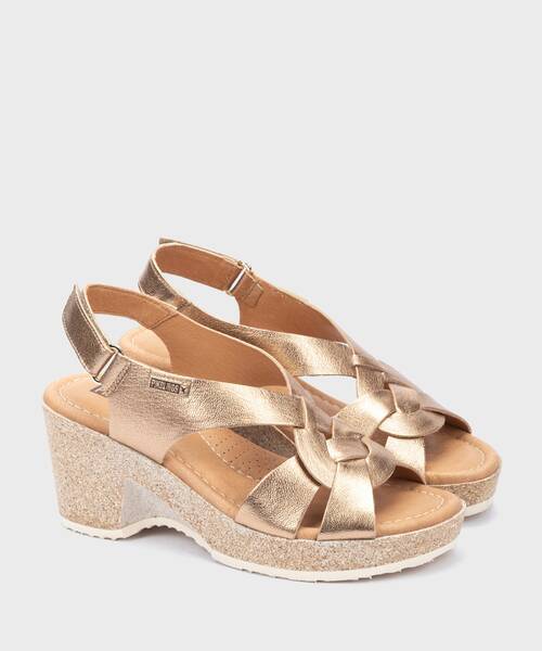 Wedges and platforms | ARENALES W3B-1518CL | CHAMPAGNE | Pikolinos