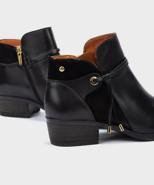 Heeled Booties | DAROCA W1U-8505 | BLACK | Pikolinos