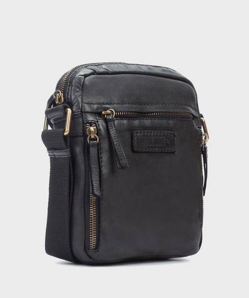 Men's shoulder bags | RIOJA MHA-182 | BLACK | Pikolinos