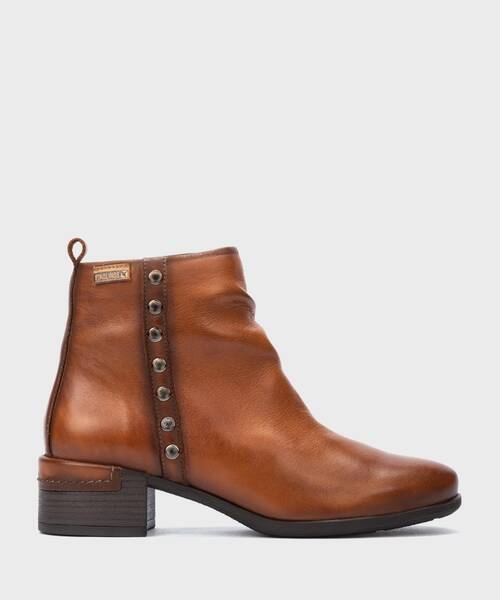 Botines de tacón | MALAGA W6W-8729 | BRANDY | Pikolinos