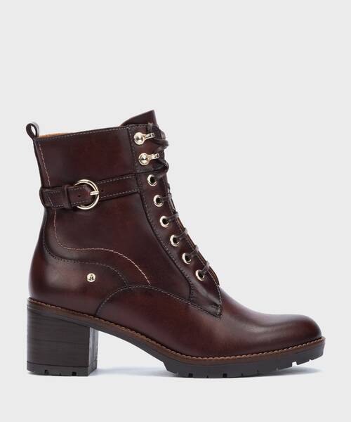 Heeled ankle boots | LLANES W7H-8510 | CAOBA | Pikolinos
