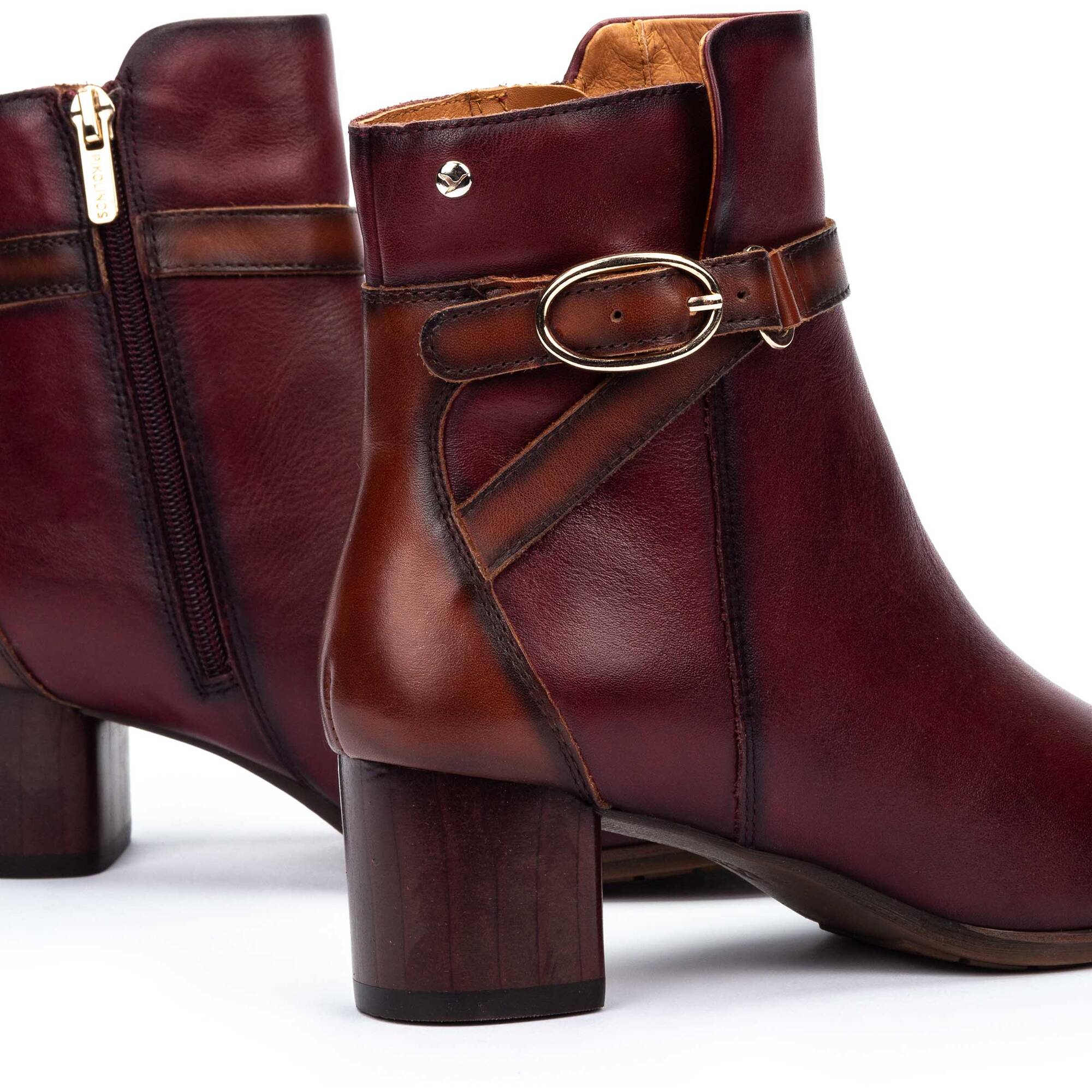 Botines con Tac&oacute;n | CALAFAT W1Z-8977C1, GARNET, large image number 60-W1Z-8977C1_511_Pikolinos_CALAFAT_GARNET_full.jpg | null