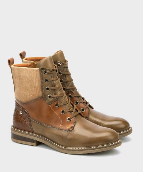 Botines Planos | ALDAYA W8J-8966C1 | OLIVE | Pikolinos