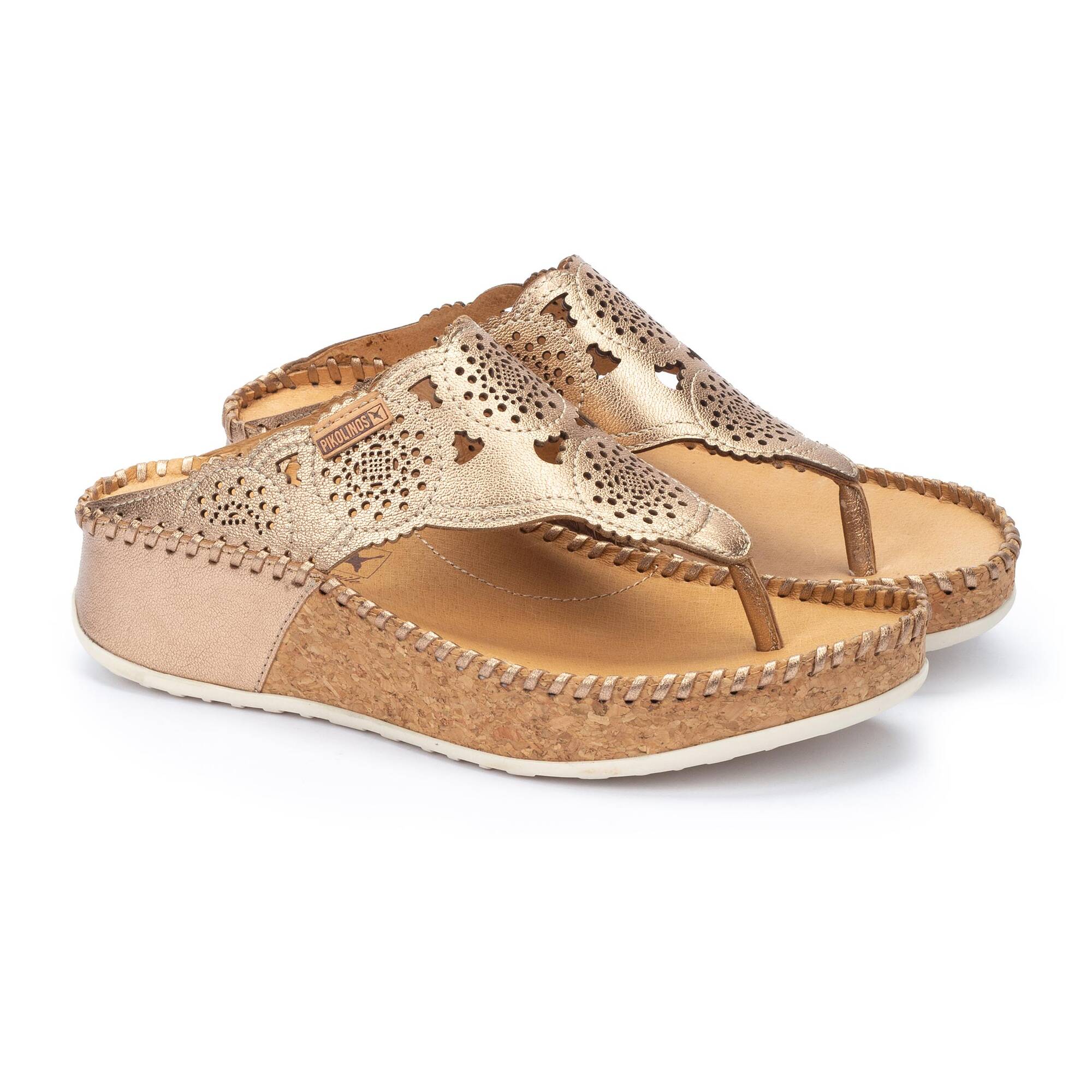 Wedges and platforms | MARINA W1C-0745CL, CHAMPAGNE, large image number 20 | null