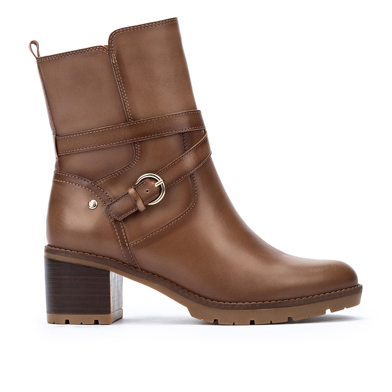Pikolinos Botines de tacón de piel LLANES W7H