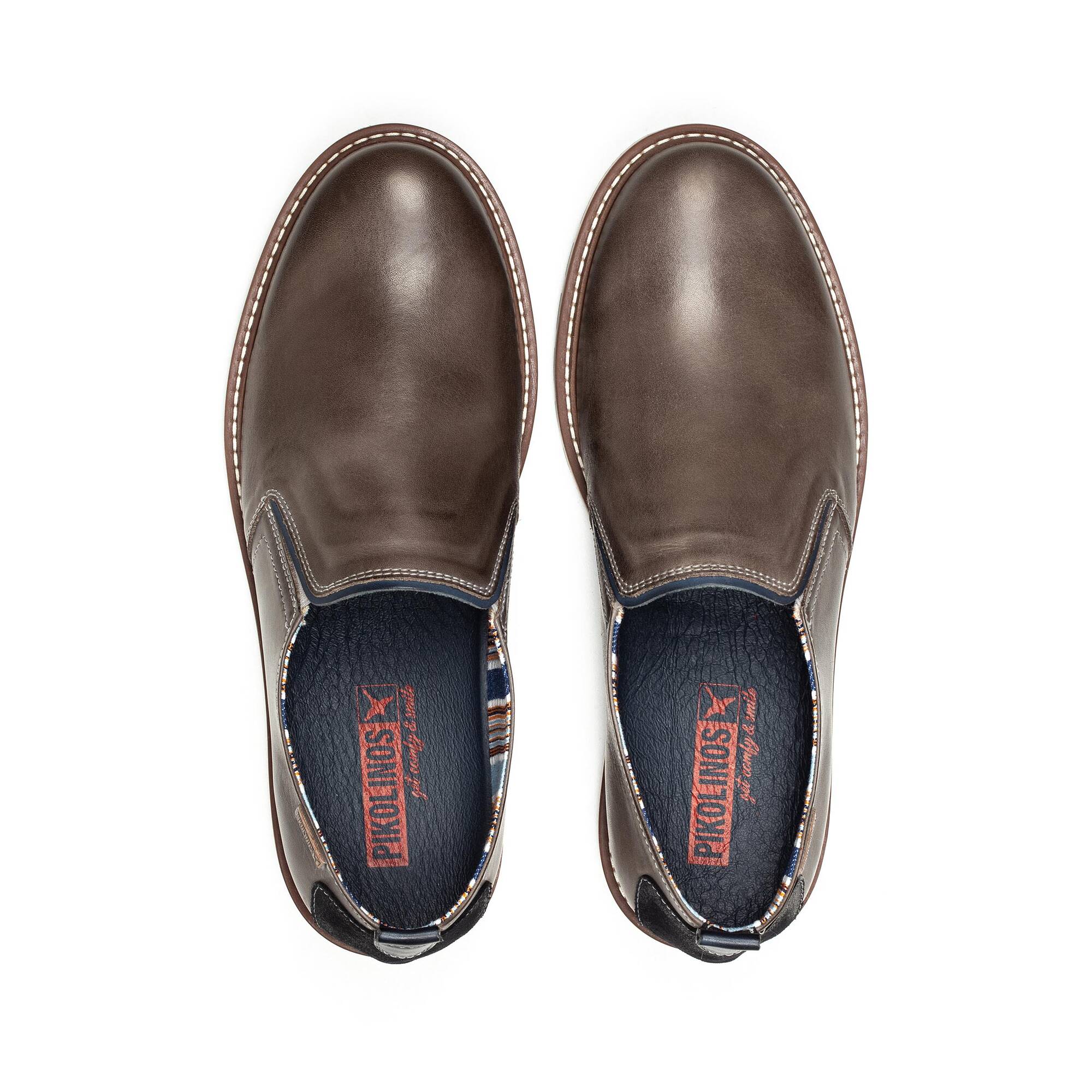 Slip on and Loafers | BERNA M8J-3184, DARK GREY, large image number 100 | null