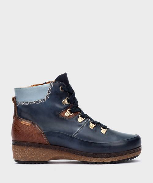 Flat Booties | GRANADA W0W-8676C1 | BLUE | Pikolinos