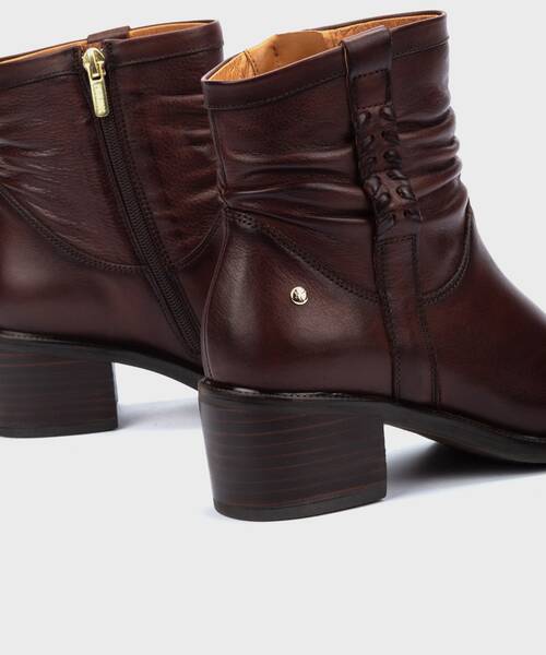 Botines con Tacón | BACAROT W2D-8891 | CAOBA | Pikolinos