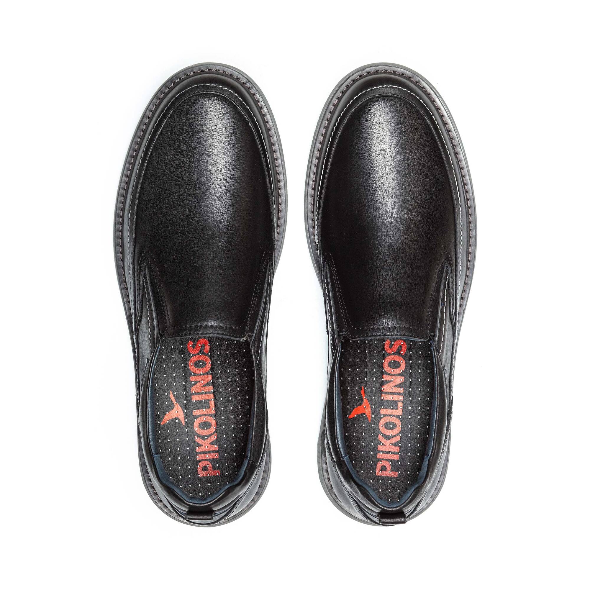 Slipper and Mokassin | BILBAO M8D-3054C1, BLACK, large image number 100-M8D-3054C1_000_Pikolinos_BILBAO_BLACK_full.jpg | null