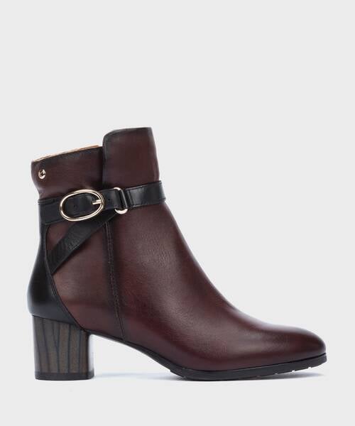 Heeled Booties | CALAFAT W1Z-8977C1 | CAOBA | Pikolinos