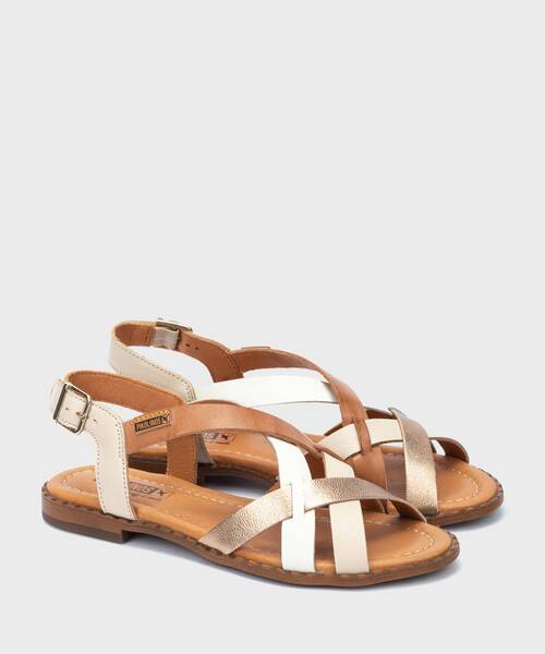 Sandalias Planas | ALGAR W0X-0556C3 | MARFIL | Pikolinos