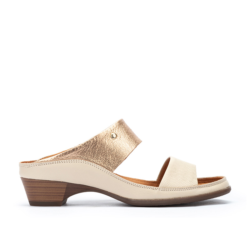 Pikolinos Sandalias tacón de piel HUELVA W6C
