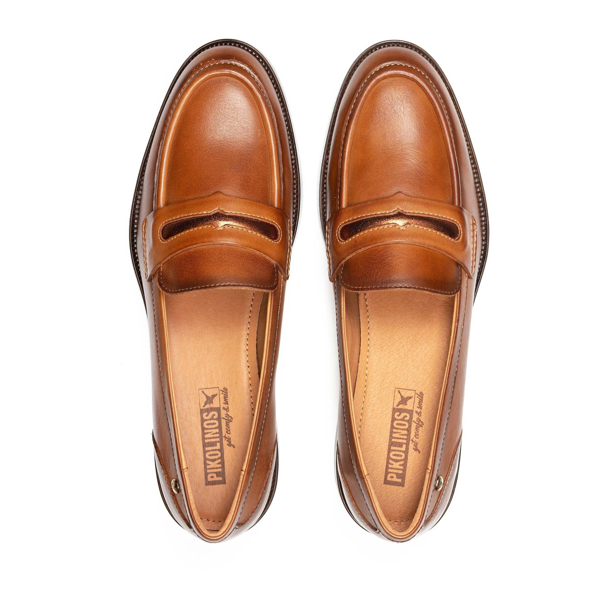 Loafers | PUERTOLLANO W3C-3885C1, BRANDY, large image number 100 | null