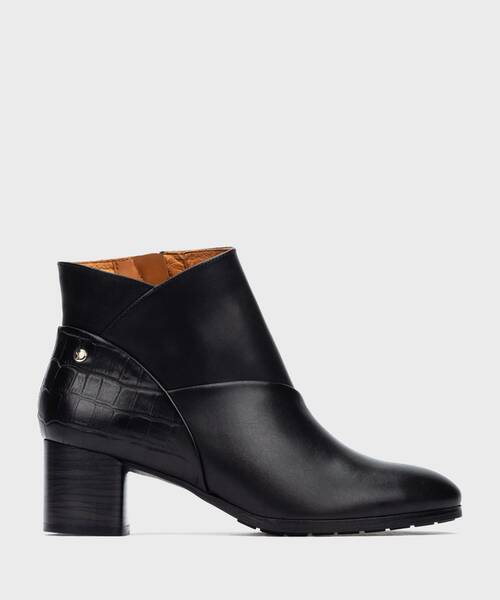 Heeled Booties | CALAFAT W1Z-8575C1 | BLACK | Pikolinos