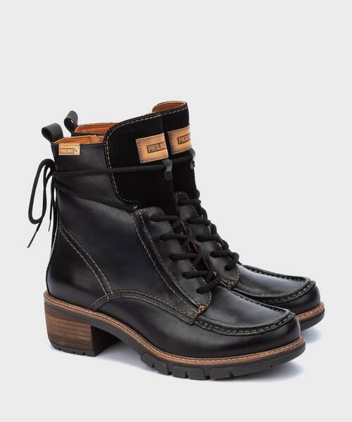Ankle boots | SAN SEBASTIA W1T-8527 | BLACK | Pikolinos