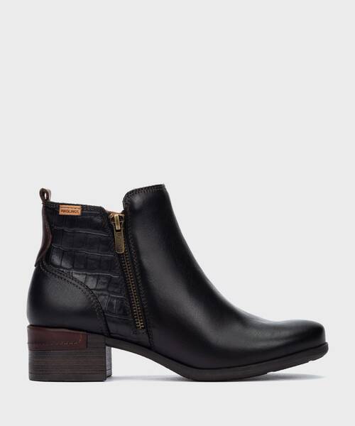 Botines con Tacón | MALAGA W6W-8968C1 | BLACK | Pikolinos